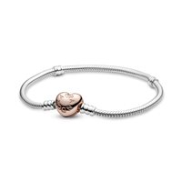 Bracciale Pandora Donna Pandora Icons in Argento Acquamarina